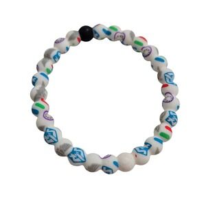 Lokai Unisex Buzz Lightyear Disney Pixar Toy Story Silicone Bracelet White XS